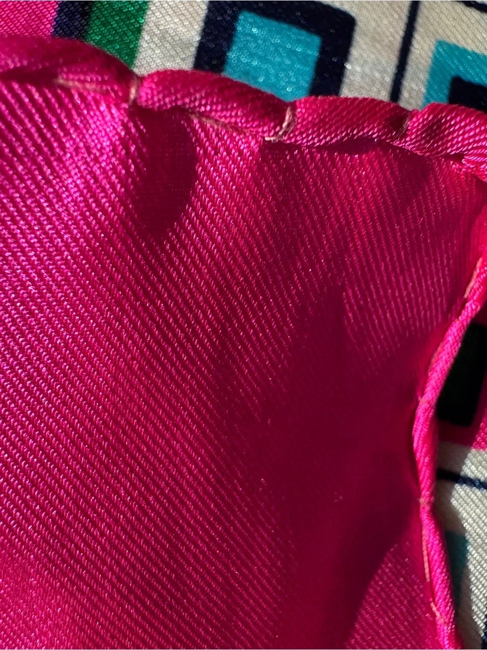 Vintage Mademoiselle 100% Silk Squaee Scarf